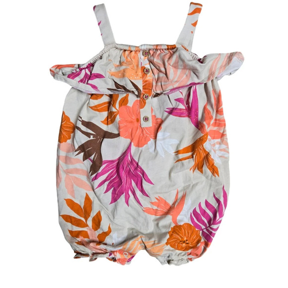 Carter's Floral Cotton Romper 18 Months - Picture 1 of 4